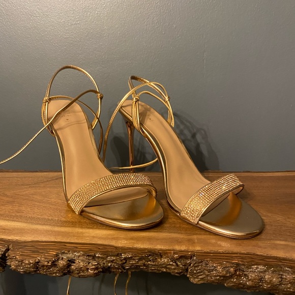 Castledene Rose Gold Heels - Picture 2 of 9